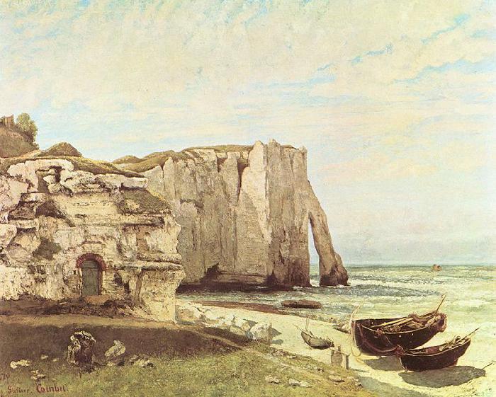 Gustave Courbet Die Kuste von Etretat